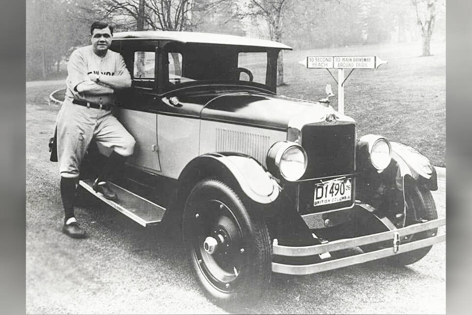 From the photo archives: Babe Ruth in Vancouver