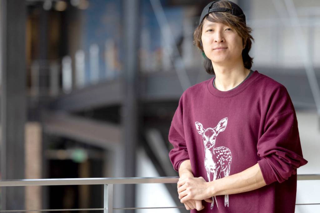 John Cody Kim works at Pixar animation studios in Emeryville, Calif. (Stephanie Martinez-Arndt, Pixar/Special to Langley Advance Times)